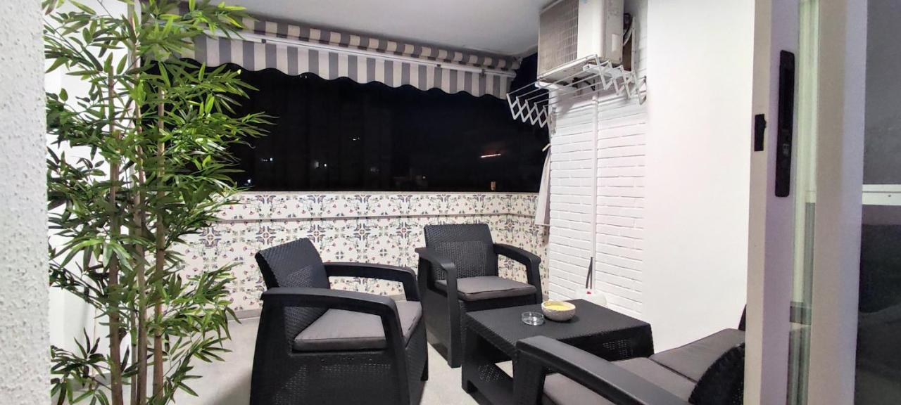 Bitacora Lux ,Comfortable Apartment 450 Meters From The Beach, Swimming Pool, 2 Air-Con ,Wi-Fi Playa de Gandia Eksteriør billede